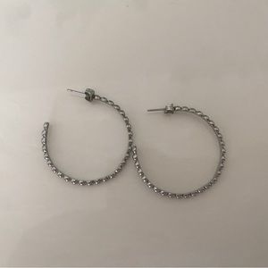 Braided hoop earrings